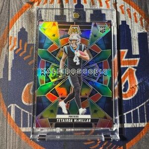 2025 Panini Mosaic Tetairoa McMillan Kaleidoscopic SSP RC Panthers CASE HIT RARE